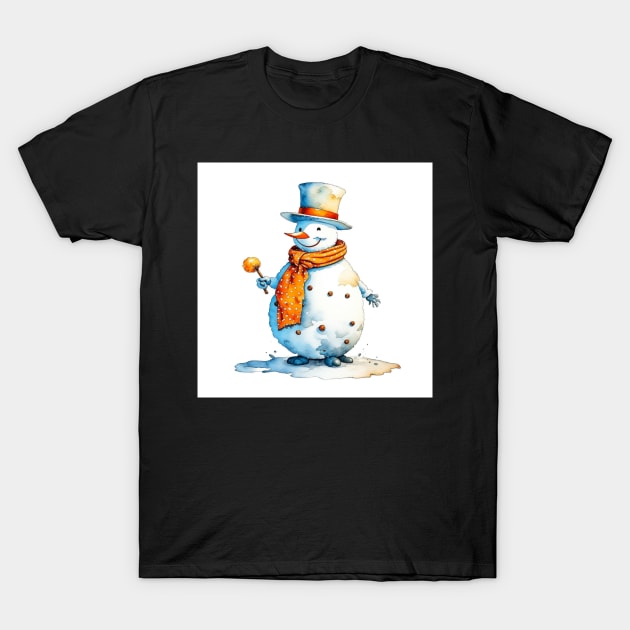 Snowman T-Shirt by Oldetimemercan